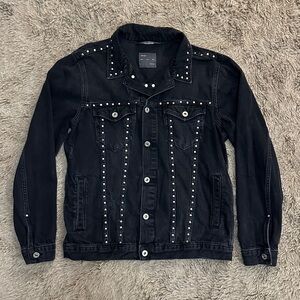 Studded Zara Denim Jacket